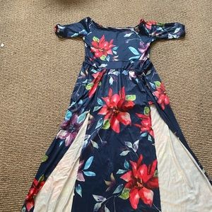 Size 1x romper, new without tag, shorts underneath